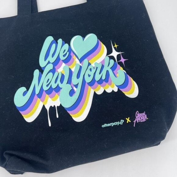Black Tote New York Fashion Week AfterPay Queen Andrea 15 x 12 We ❤️ New York - Picture 6 of 7